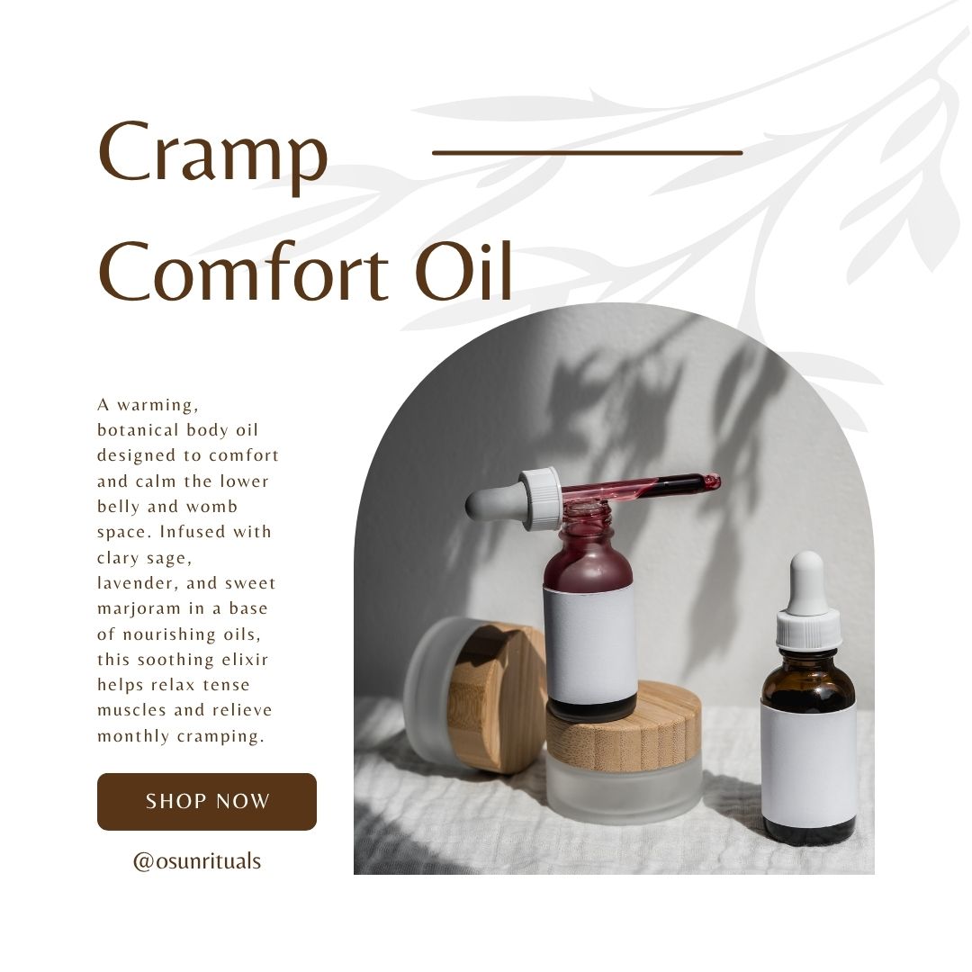Osun Cramp Comfort Oil - Soothing Ritual Body Oil | 2 oz.
